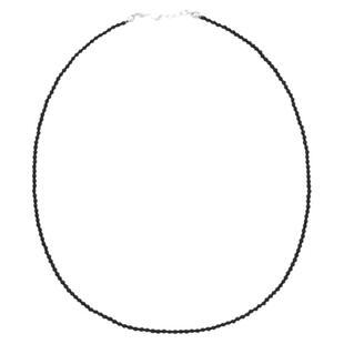 稀有天然细小黑玛瑙项链法式复古小众可叠戴极简风原创纯银锁骨链