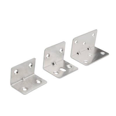 加厚不锈钢90度直角加固定角铁支架层板托桌椅连接件角码L型码