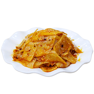 陕西西安特产岐山八亩沟美食老何家纯手工切片擀面皮满6份装