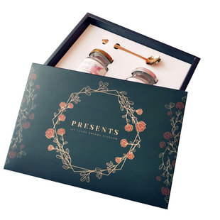 新年森系燕窝蜂蜜包装盒梨膏辣椒酱果酱罐头礼品盒枇杷膏礼袋礼盒