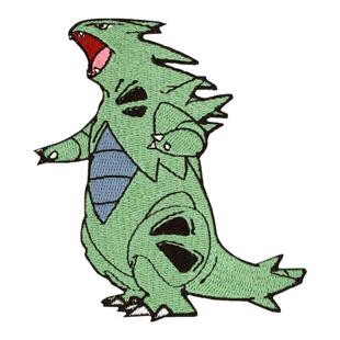 班基拉斯 宝可梦儿童牛仔裤补丁贴卡通动漫刺绣精致可缝背胶布贴