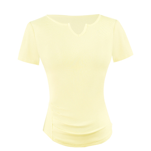 现代舞上衣女夏季短袖中国舞舞蹈服成人形体训练基训服古典跳舞服