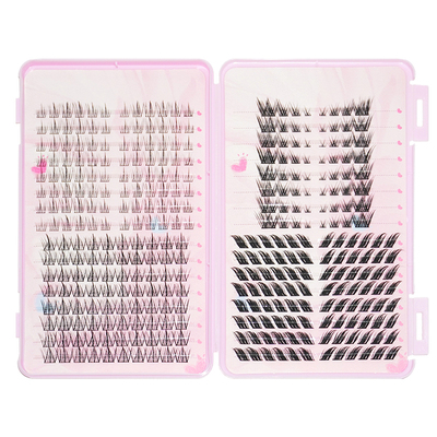 梨颜睫毛书懒人三部曲假睫毛单簇自然眼睫毛纯野羽扇仙子朵毛麦穗