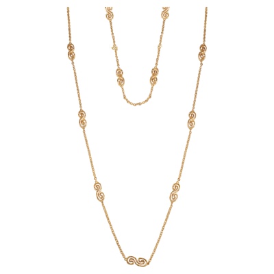 【新品上新】RC Retro Chic意大利复古时尚首饰 苏美涡纹项链