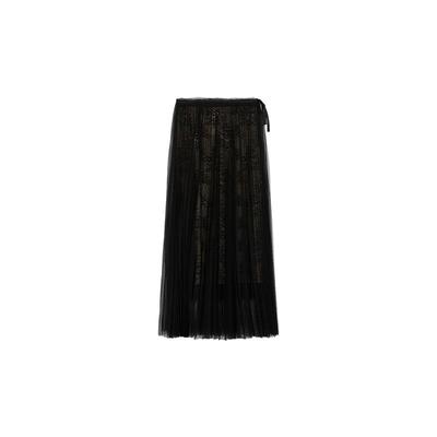 蕾丝织纱长裙半身裙长裙