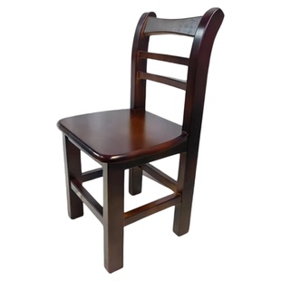 樱博实木儿童靠背小椅子宝宝学习木椅家用老人结实小板凳吃饭矮凳