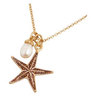 Fable海星珍珠珐琅彩项链锁骨链女高级设计感轻奢闺蜜礼物送女友