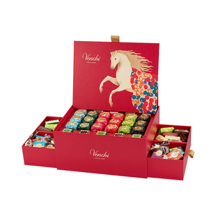 【新年限定】Venchi巧克力奢华双层礼盒进口高端零食生日礼物