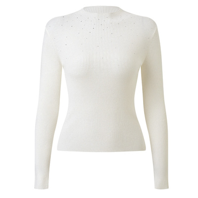 MAXRIENY极简主义穿搭套头毛针织衫25冬款亲肤软糯肌理感长袖上衣