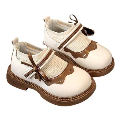 真皮小女孩软底女童公主皮鞋加绒