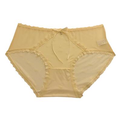 性感中腰包臀蕾丝内裤女士透气