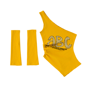 女童爵士舞服装jazz模特走秀舞蹈练功服时髦酷炫少儿街舞演出服潮