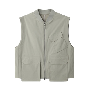 【黑标系列】NAUTICA/诺帝卡男装26春季新品大口袋马甲背心