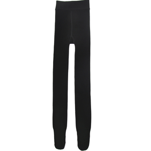 巨显瘦1000D连裤袜女秋冬加绒厚款棉质哑光细条纹中压力打底裤袜