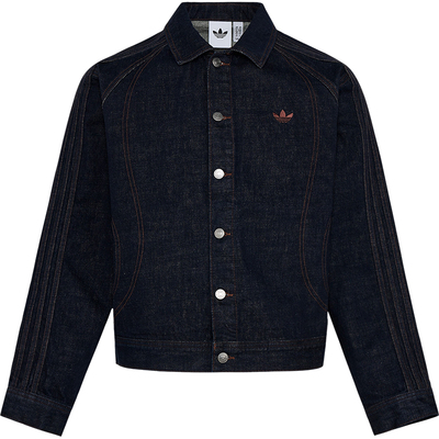 Adidas/阿迪达斯正品三叶草男士休闲时尚牛仔运动夹克外套KT6338