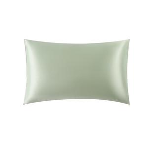 店长推荐』真丝枕套100%桑蚕丝枕巾丝绸纯色枕头套单面一只礼盒装