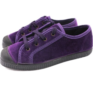 Cienta儿童帆布鞋女童运动鞋软底香香鞋复古鞋美国采购西班牙制造