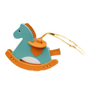 手工精制法国山羊皮木马车挂车饰