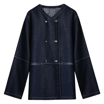 COCOBELLA细闪亮葱牛仔外套