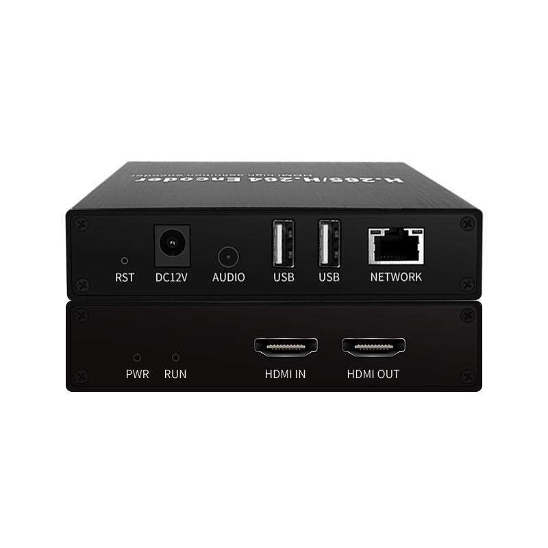 HDMI环出USB镜头音视频ONVIF编解码器RTMP电脑桌面监控录像SRT