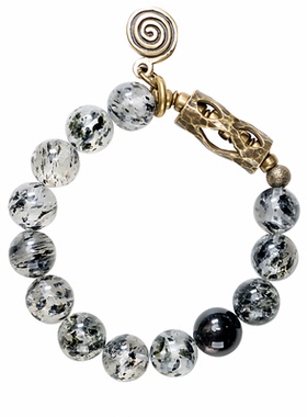 复古天然水晶设计感串珠手链手饰