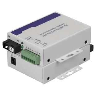 拓宾 工业控制RS485数据光端机千兆网络双向485/RS232串口转换器485光收发器232数据转光纤数据环路屏蔽干扰