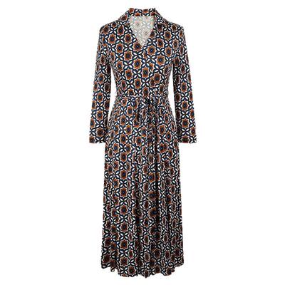 简爱诺优雅气质收桑蚕丝连衣裙