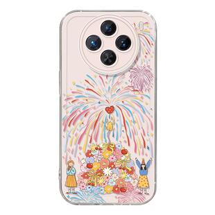 适用vivox300手机壳女款x100s保护套x80pro硅胶70全包防摔x60tpro透明50新款x200烟花vivo可爱女孩pro+软外壳