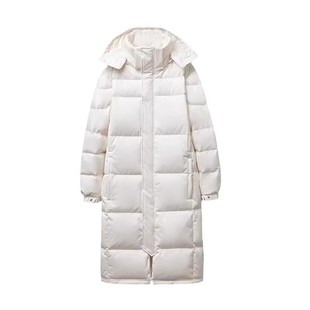 情侣中戏连帽长款棉服女冬加厚2025年新款韩版宽松女神保命面包服