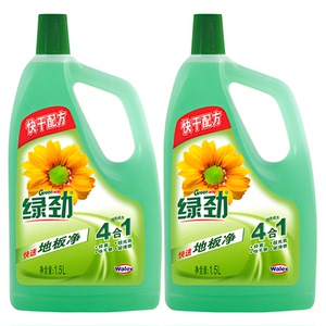 绿劲地板净清洁剂强力去污清新香型清洁水拖地水洗瓷砖家用拖地液