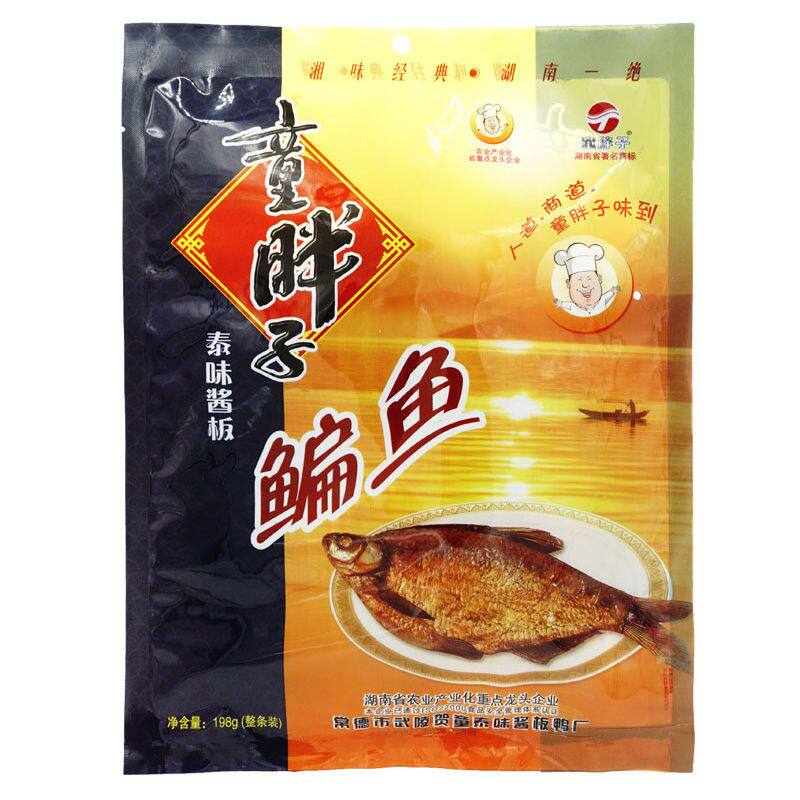童胖子酱板鸭鱼湖南常德特产香辣鸭肉零食
