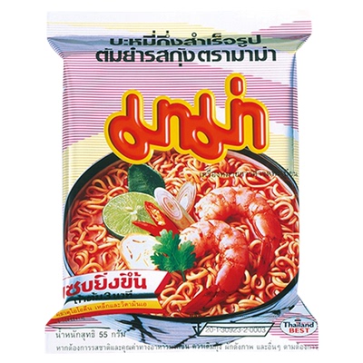 泰国进口mama面冬阴功 妈妈面海鲜面街头泰式酸辣凉拌海鲜方便面