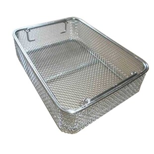 304不锈钢网篮超声波长方形网筐沥水筐器械消毒筐粗清洗篮 密框篮