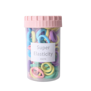 彩色基础海绵小发圈儿童发绳不伤发头绳百搭女孩扎发皮筋新款头饰