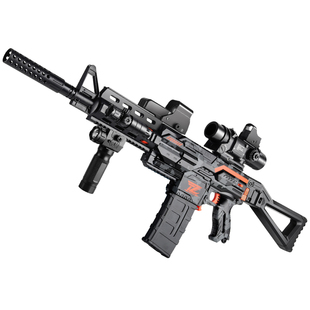 M416高速电动连发软弹枪AK105冲锋枪仿真男孩儿童玩具枪
