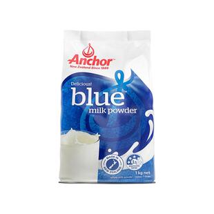 安佳新西兰进口全脂成人奶粉1kg/袋 青少年中老年高钙高蛋白奶粉