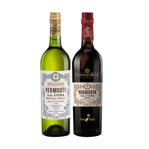 【自营】酷帕雪莉威末酒vermouth 西班牙原瓶进口洋酒 调酒基酒