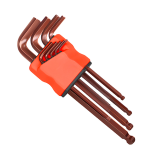 高硬度内六角扳手9件套螺丝刀组合套装六棱扳子内六方工具六边形