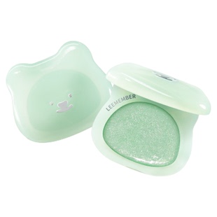 LEEMEMBER/荔萌小熊青苹果水光腮红多用膏高光修容自然提亮膨胀色