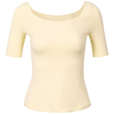 夏季上衣百搭圆领修身显瘦t恤