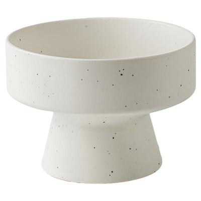 巷子尾哑光陶瓷高脚盘家用果盘