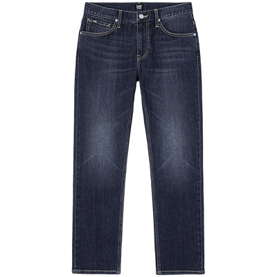 【张凌赫代言】Lee25秋冬新723修身中腰直筒五袋款深蓝色男牛仔裤