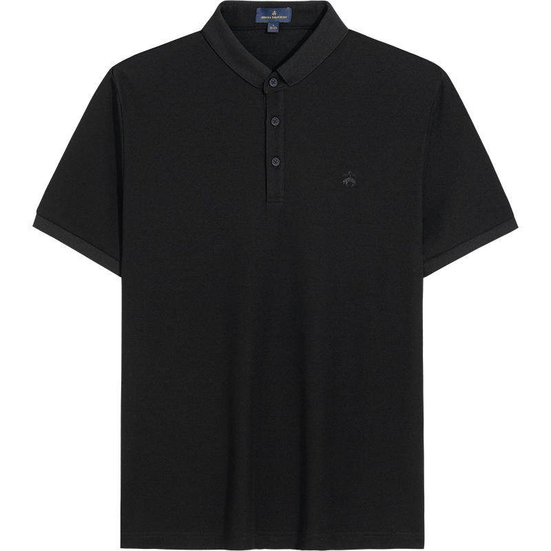 [凉感]Brooks Brothers/布克兄弟男士夏季款立领商务休闲polo衫