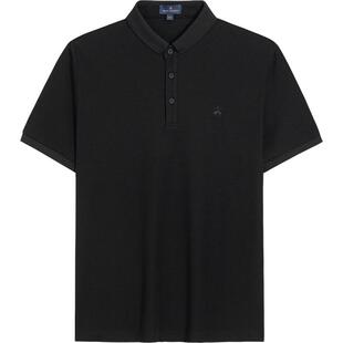 [凉感]Brooks Brothers/布克兄弟男士夏季款立领商务休闲polo衫