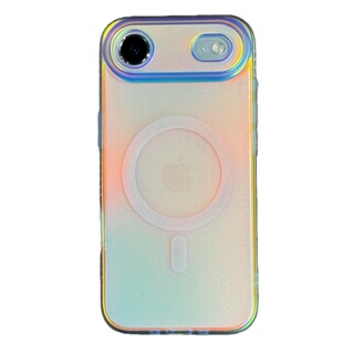 【实物超美!】适用于iPhoneAir手机壳新款镭射渐变苹果17promax全包plus炫彩16肤感磨砂15高级感14pro硬套