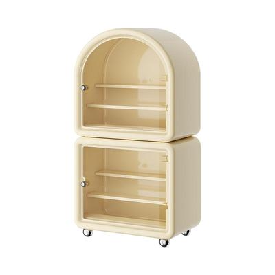 盲盒收纳展示架奶油风城堡