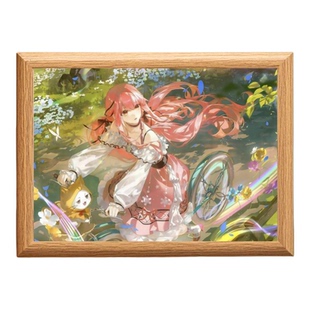 无限暖暖周边玻璃相框摆台装饰家居装办公室摆件送朋友生日礼物