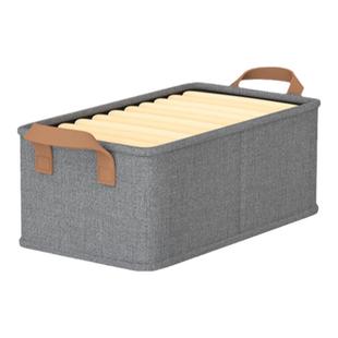 阳离子衣服收纳箱家用衣物裤子整理盒衣柜分层收纳神器折叠储物箱