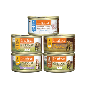 大菠萝宠物 百利instinct无谷主食猫罐头优质蛋白鸡肉/牛肉三文鱼