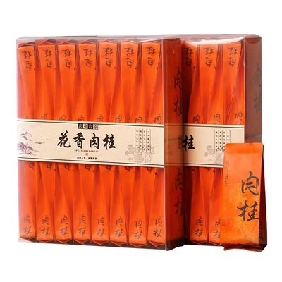 肉桂岩茶浓香型醇香花果香武夷山大红袍茶叶小袋装自饮送礼正岩